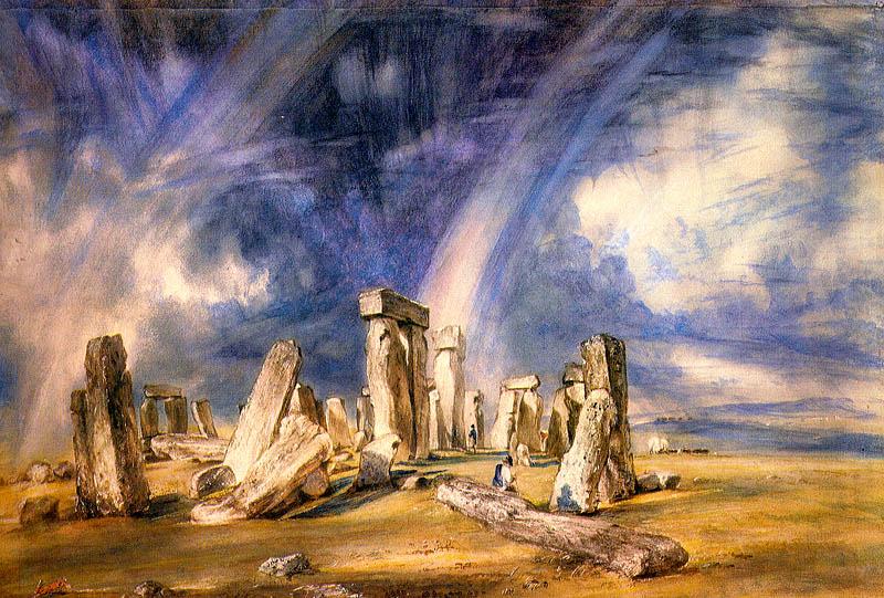 John Constable Stonehenge oil painting image